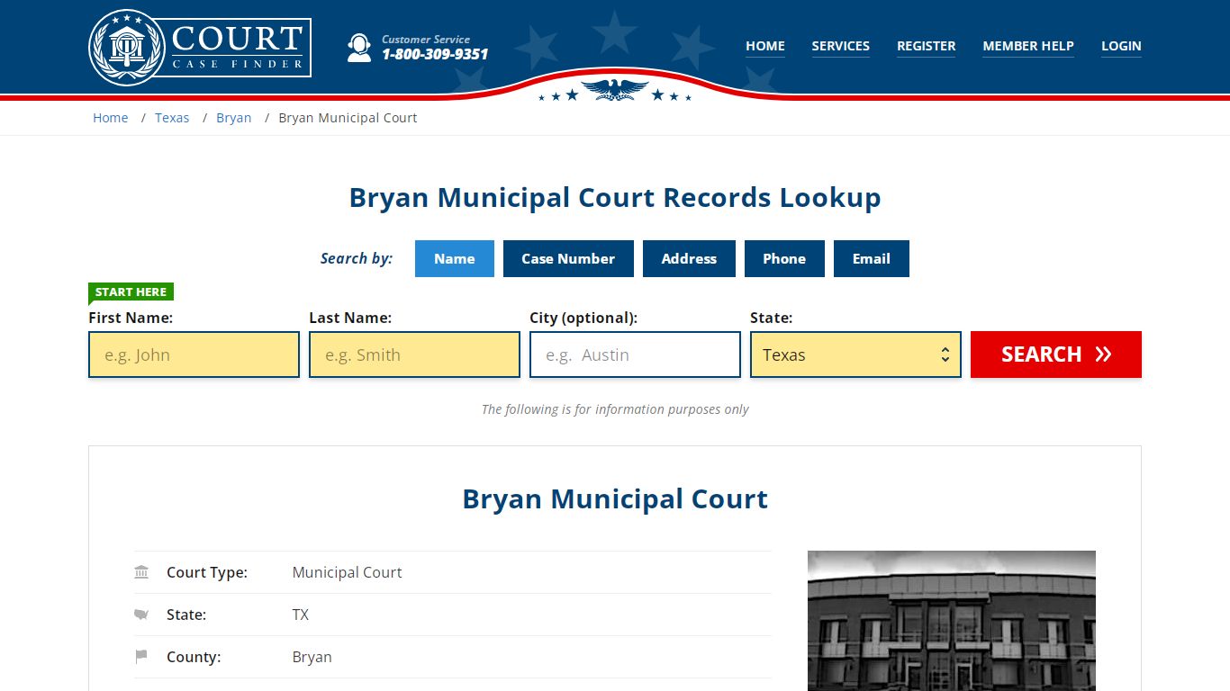 Bryan Municipal Court Records | Bryan, Bryan County, TX Court Case Lookup